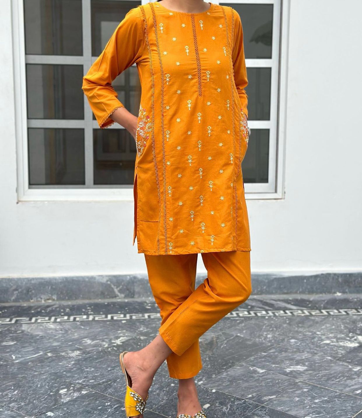 2-Piece Stitched Dress Premium Quality