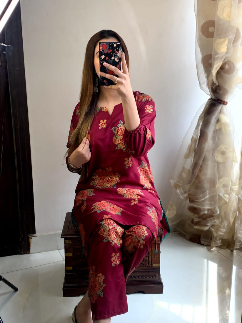 2-Piece Stitched Dress