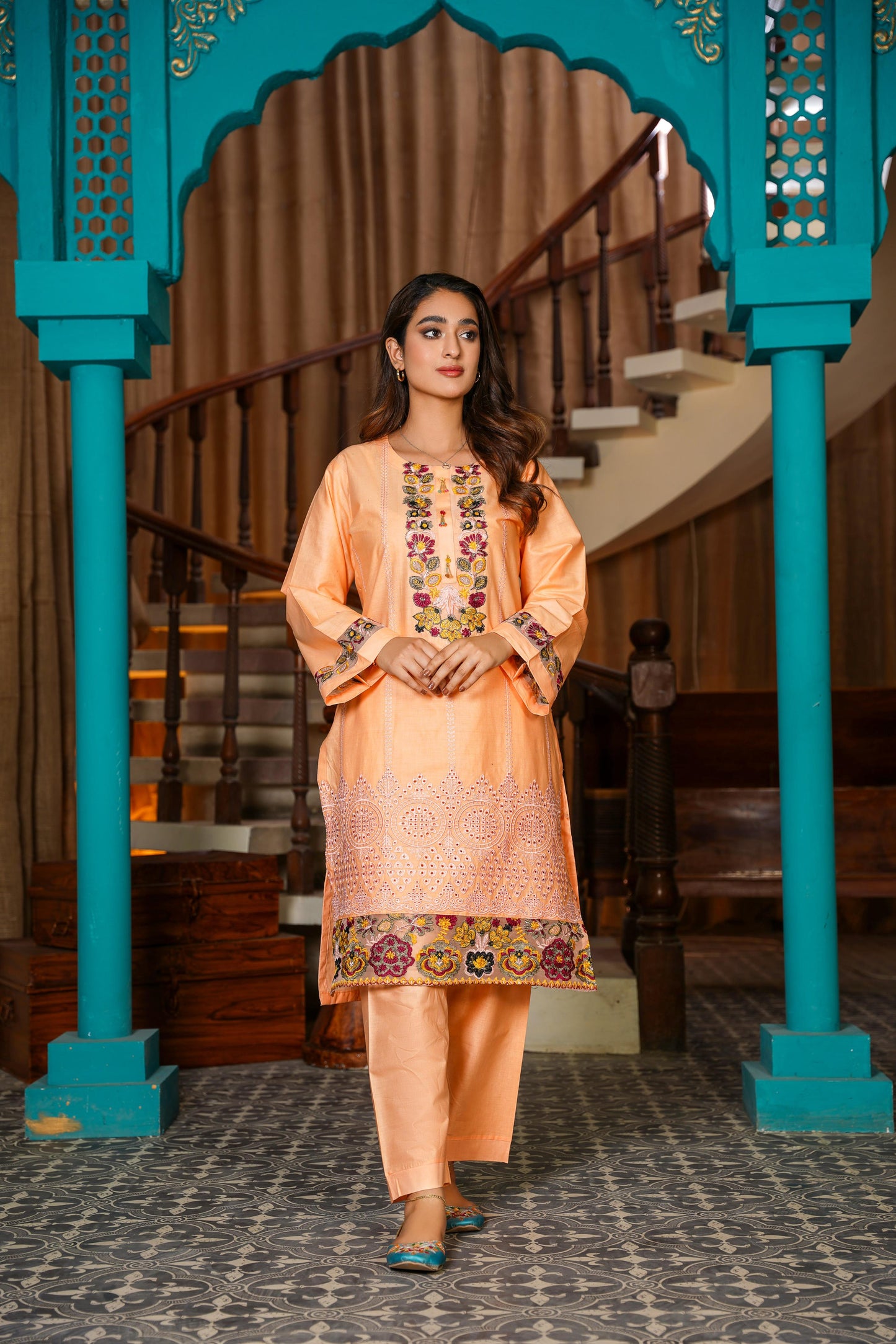 2-Piece Stitched Dress Premium Quality