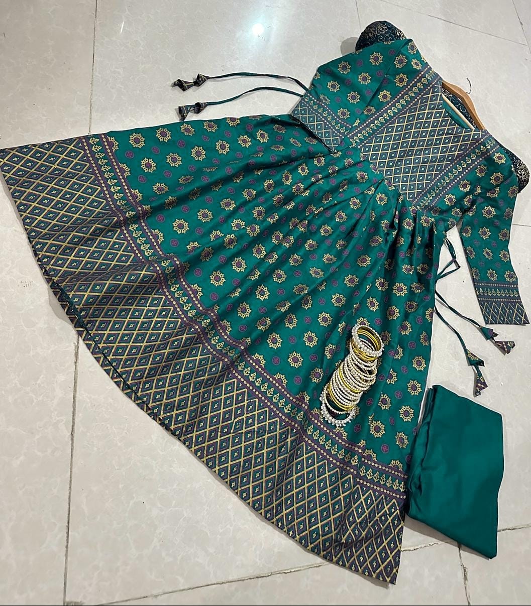 2-Piece Stitched Fancy Maxi Dress Premium Quality