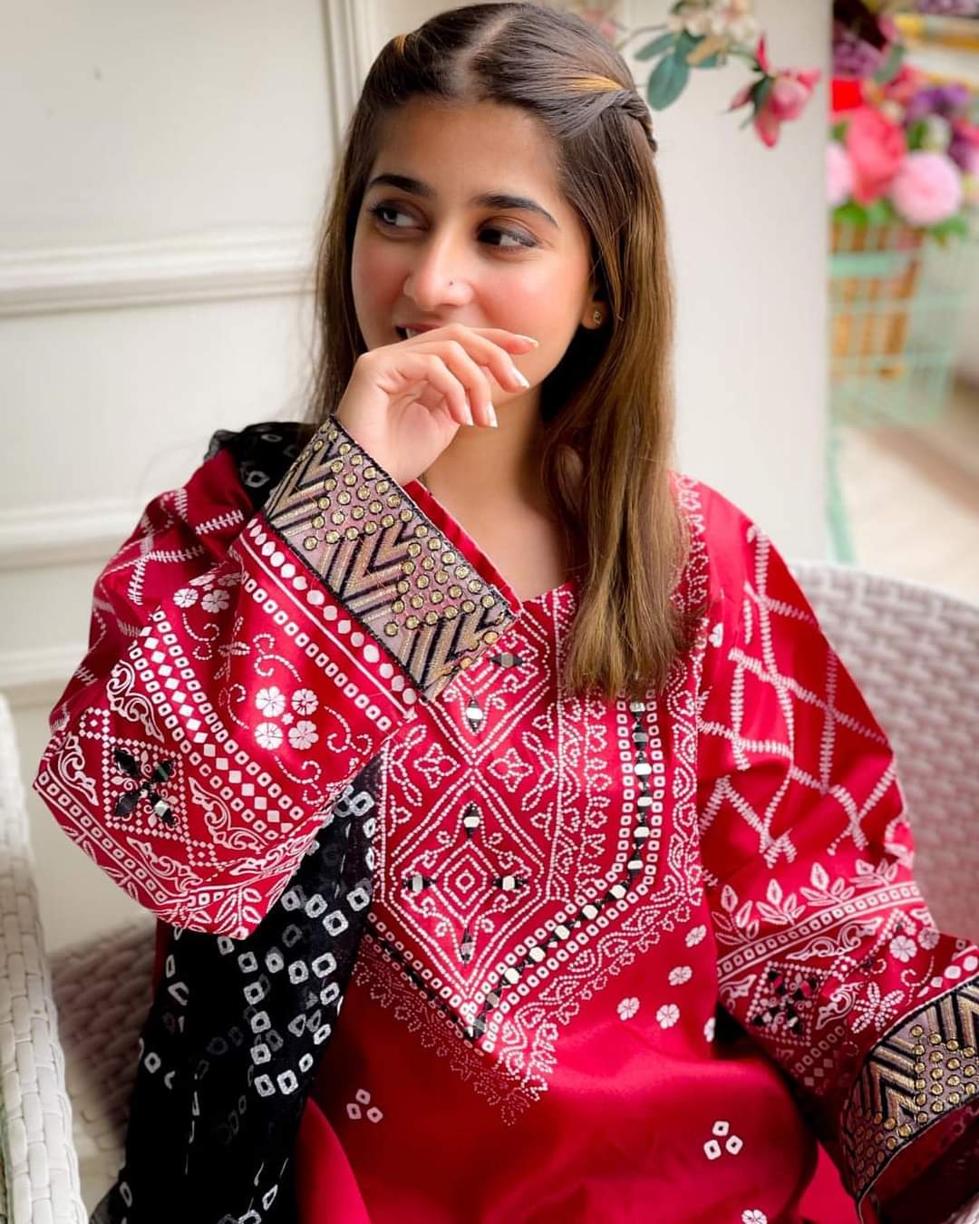 Chunri Silk 3-PIECE Stitched Dress Premium Quality