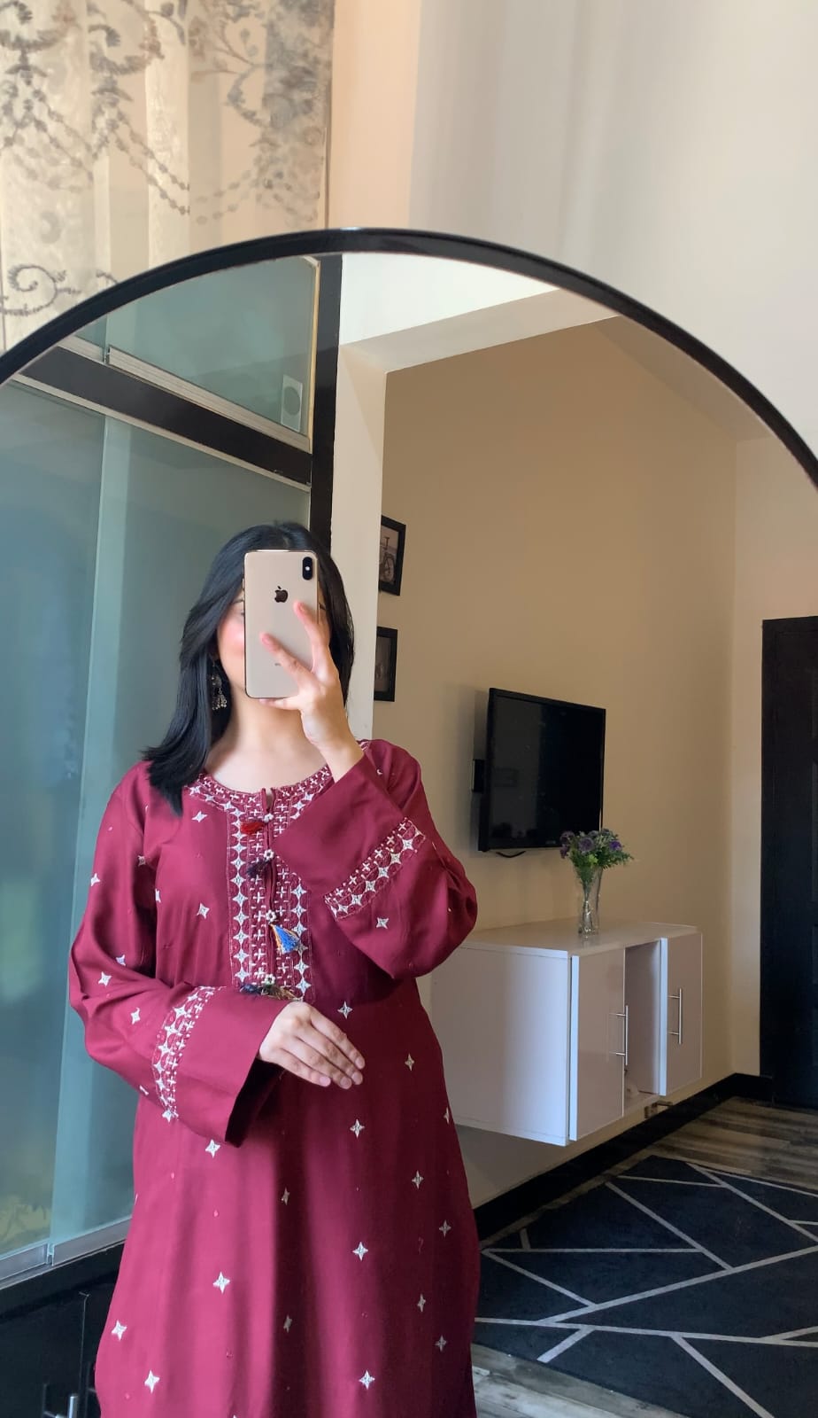 2-Piece Stitched Embroidered Dress Premium Quality