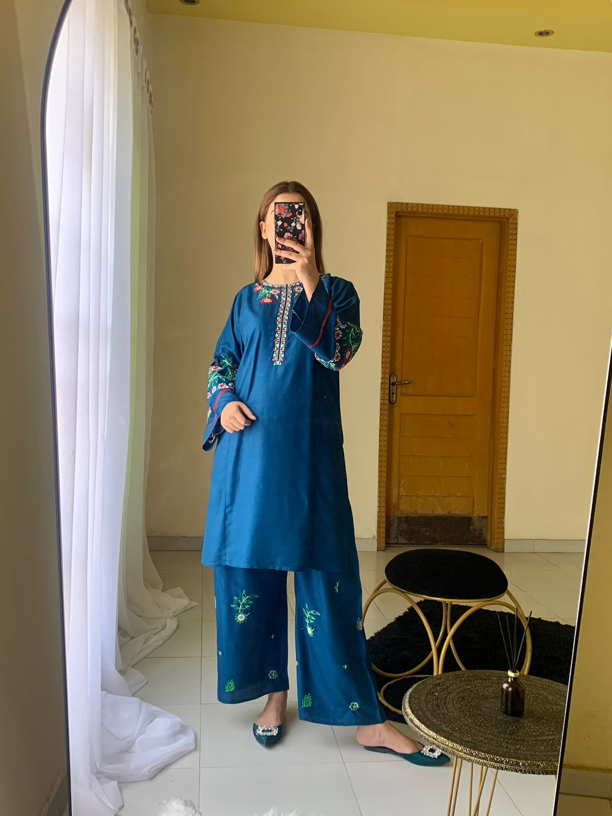 Zar-e-Hina 2-Piece Stitched Embroidered Dress Premium Quality