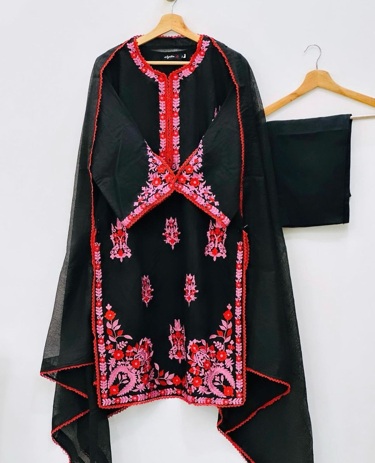 Khadi Net 2-Piece Stitched Dress Premium Quality