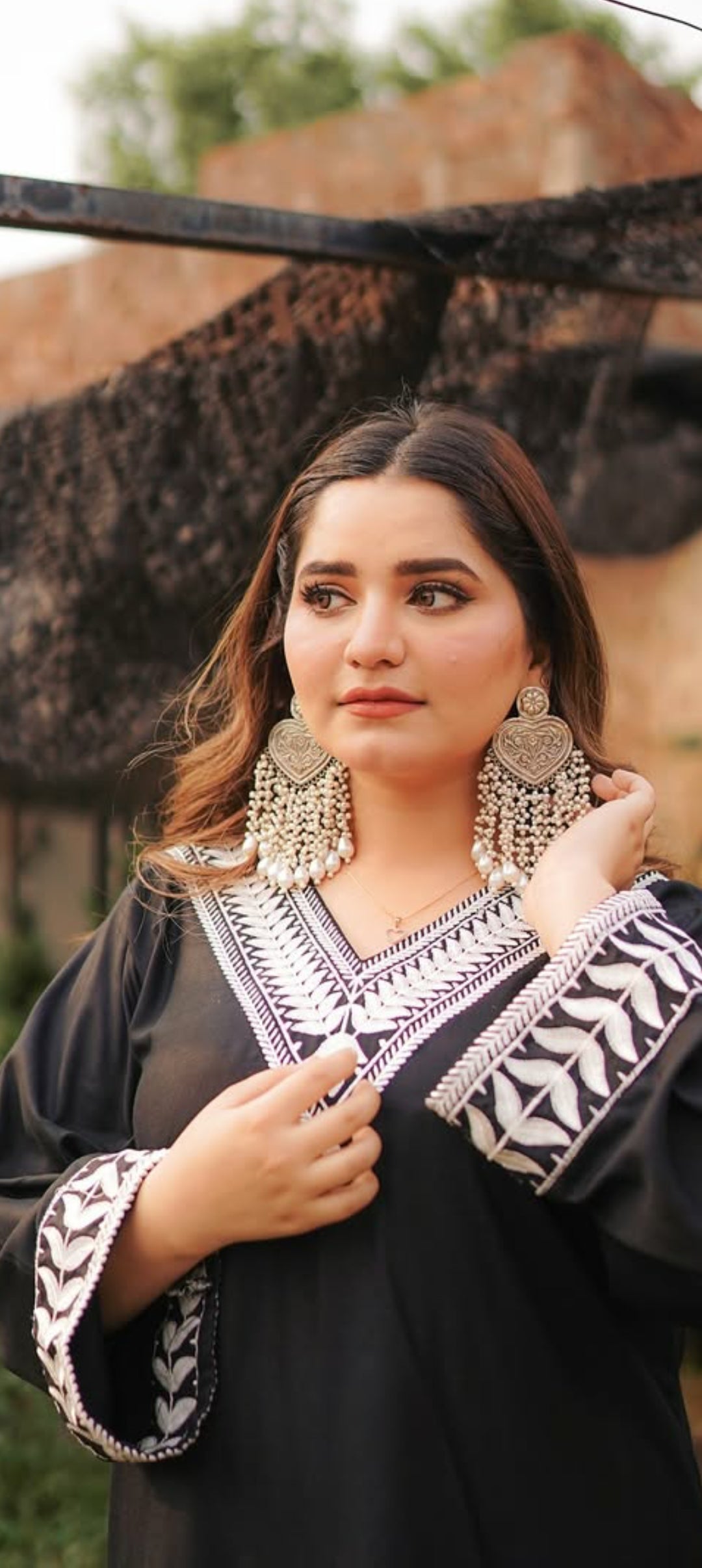 Long Length 2-Piece Stitched Embroidered Dress Premium Quality