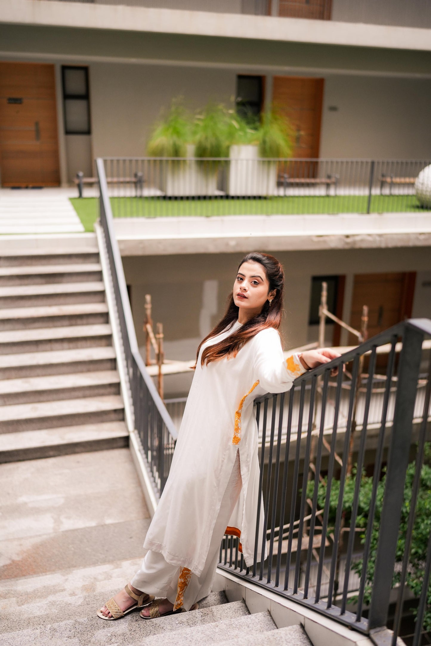 2-Piece Stitched Embroidered Dress Premium Quality