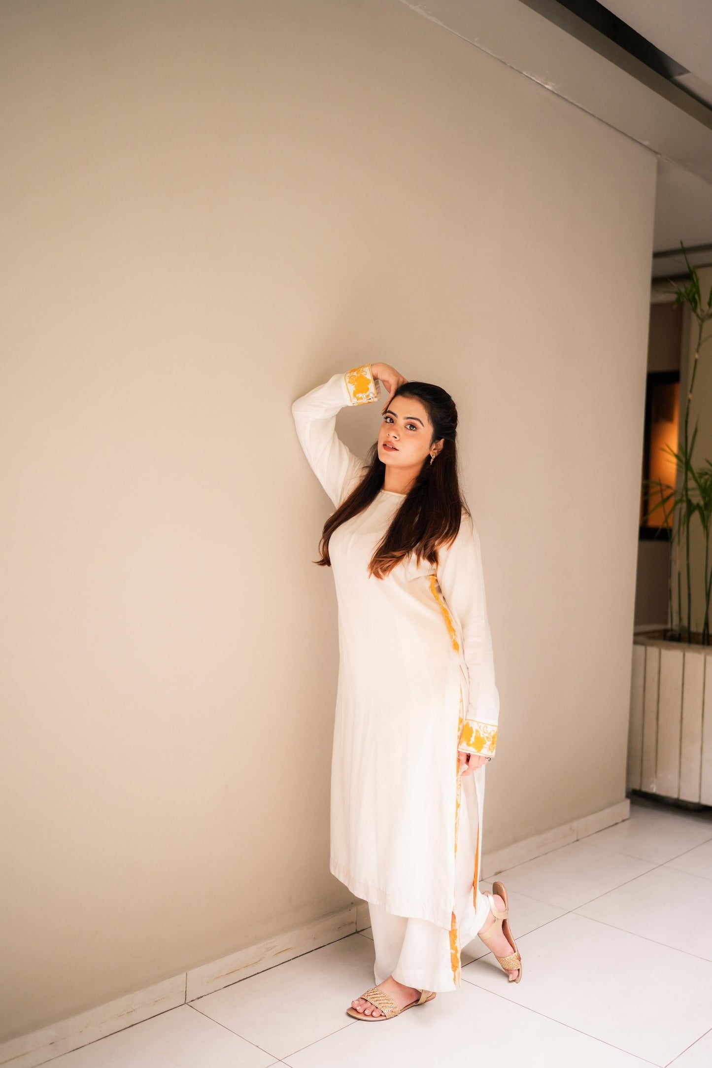 2-Piece Stitched Embroidered Dress Premium Quality