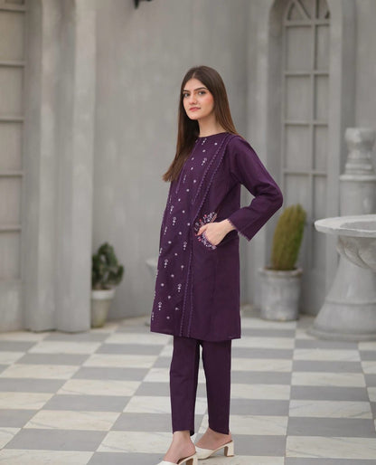 2-Piece Stitched Dress Premium Quality