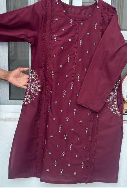 2-Piece Stitched Dress Premium Quality