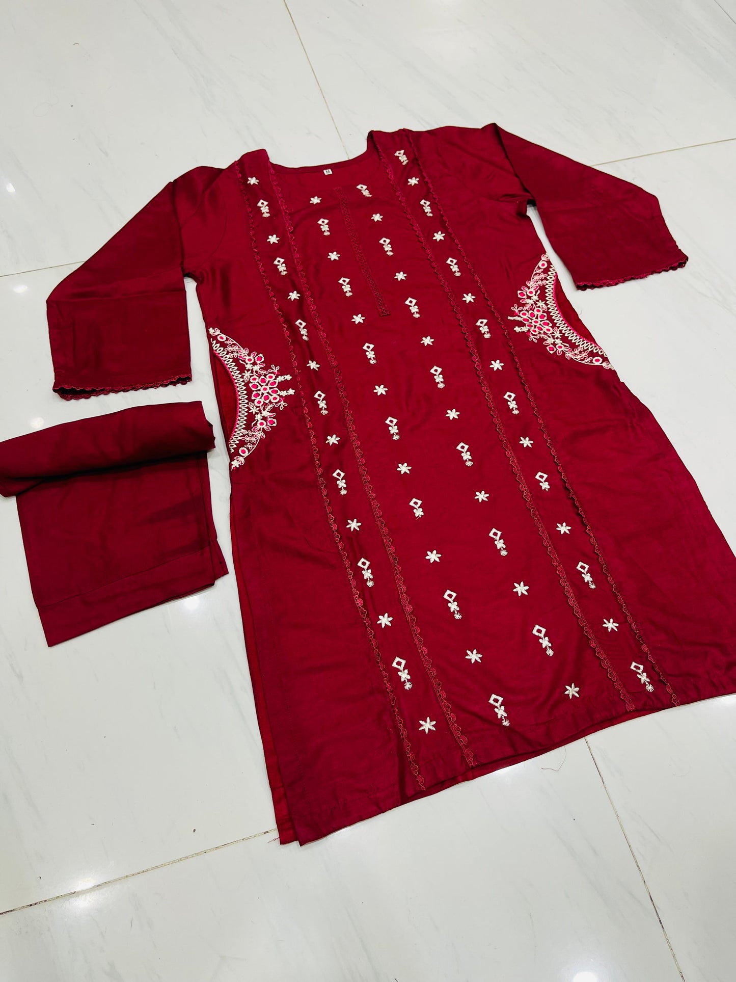 2-Piece Stitched Dress Premium Quality