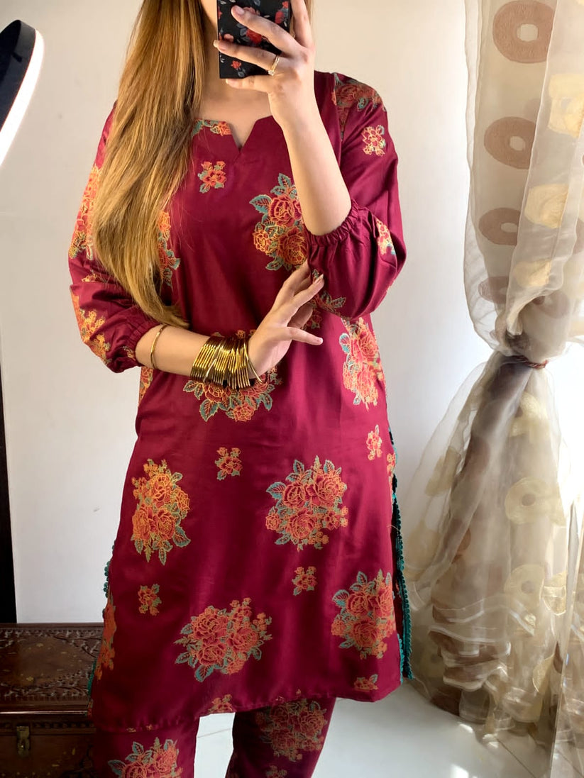 2-Piece Stitched Dress