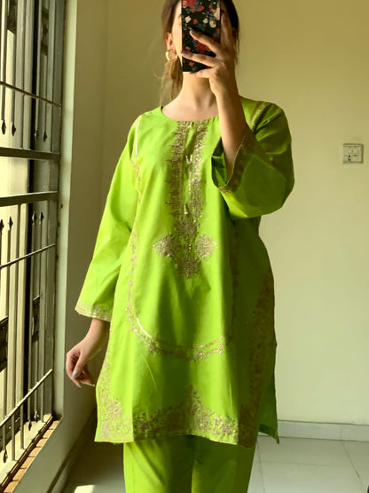 AFGHAN JALEBI 2-Piece Stitched Dress Premium Quality