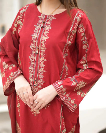 AFGHAN JALEBI 2-Piece Stitched Dress Premium Quality