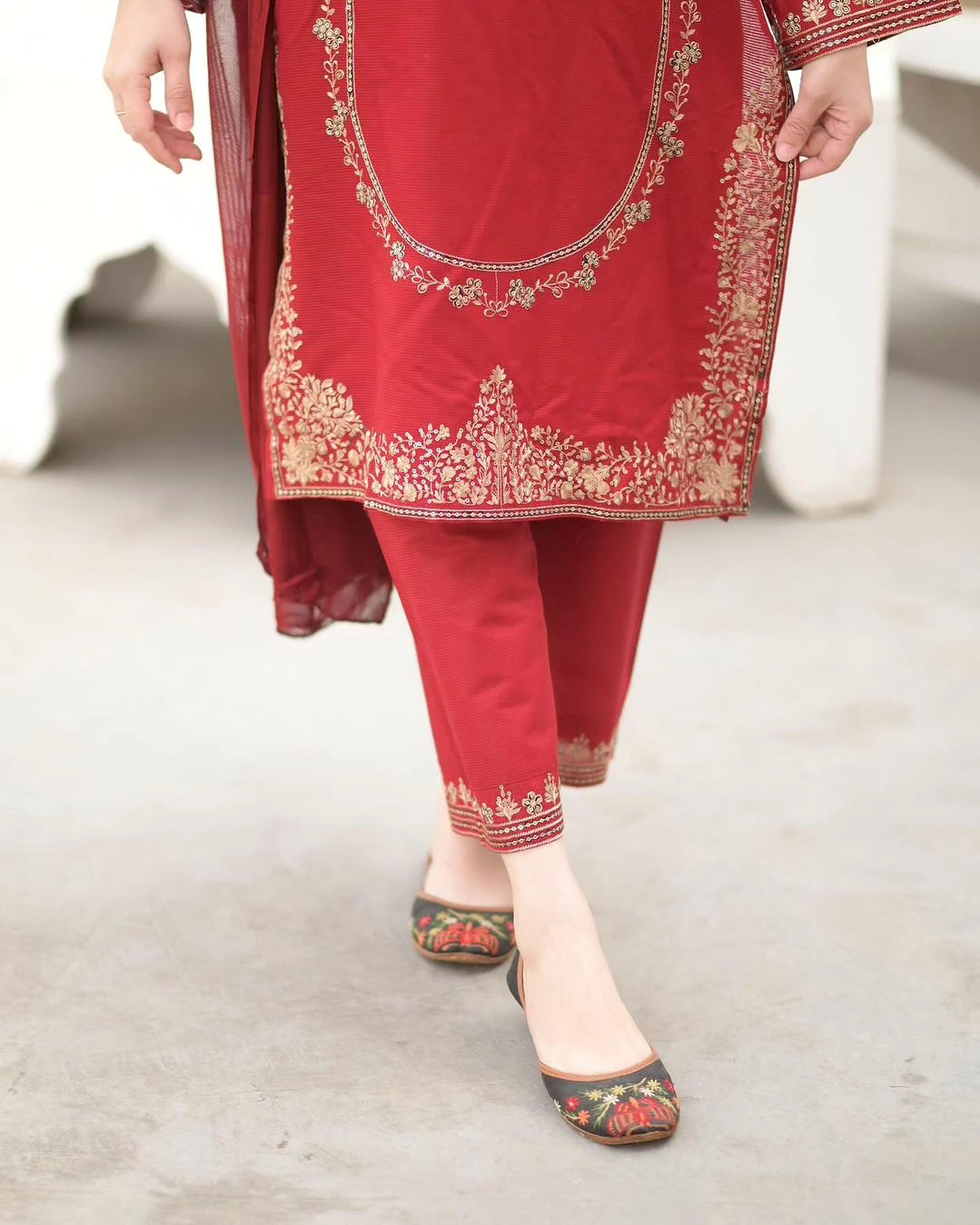 AFGHAN JALEBI 2-Piece Stitched Dress Premium Quality