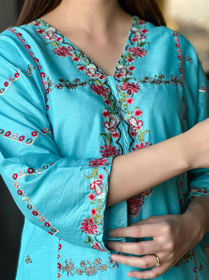 2-Piece Stitched Dress Breeze Soft Cotton Premium Quality