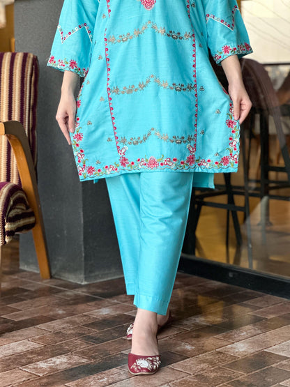 2-Piece Stitched Dress Breeze Soft Cotton Premium Quality