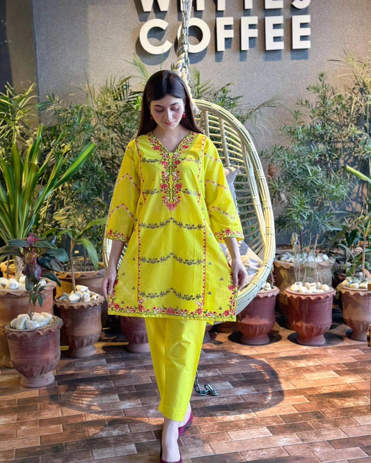 2-Piece Stitched Dress Breeze Soft Cotton Premium Quality