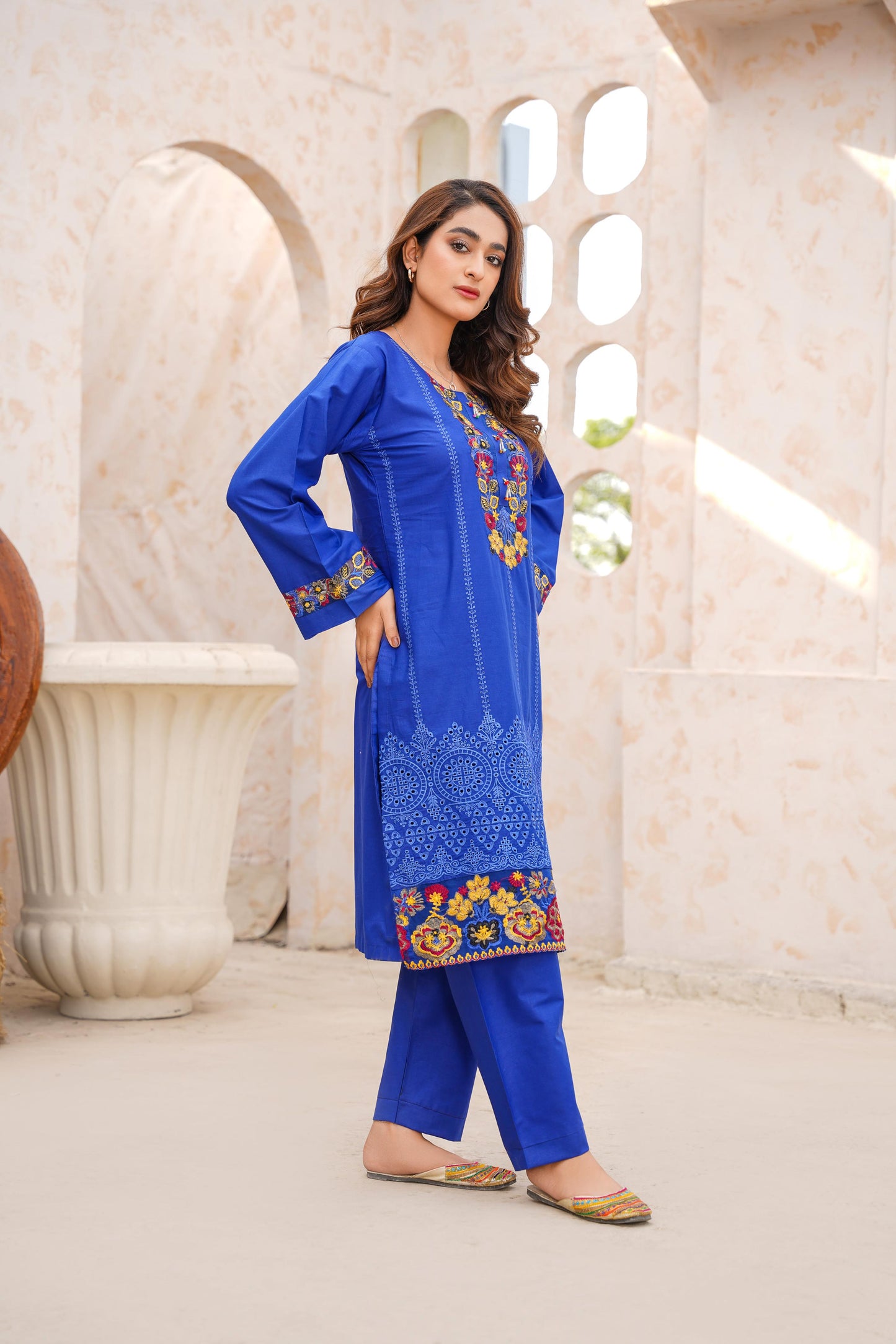 2-Piece Stitched Dress Premium Quality