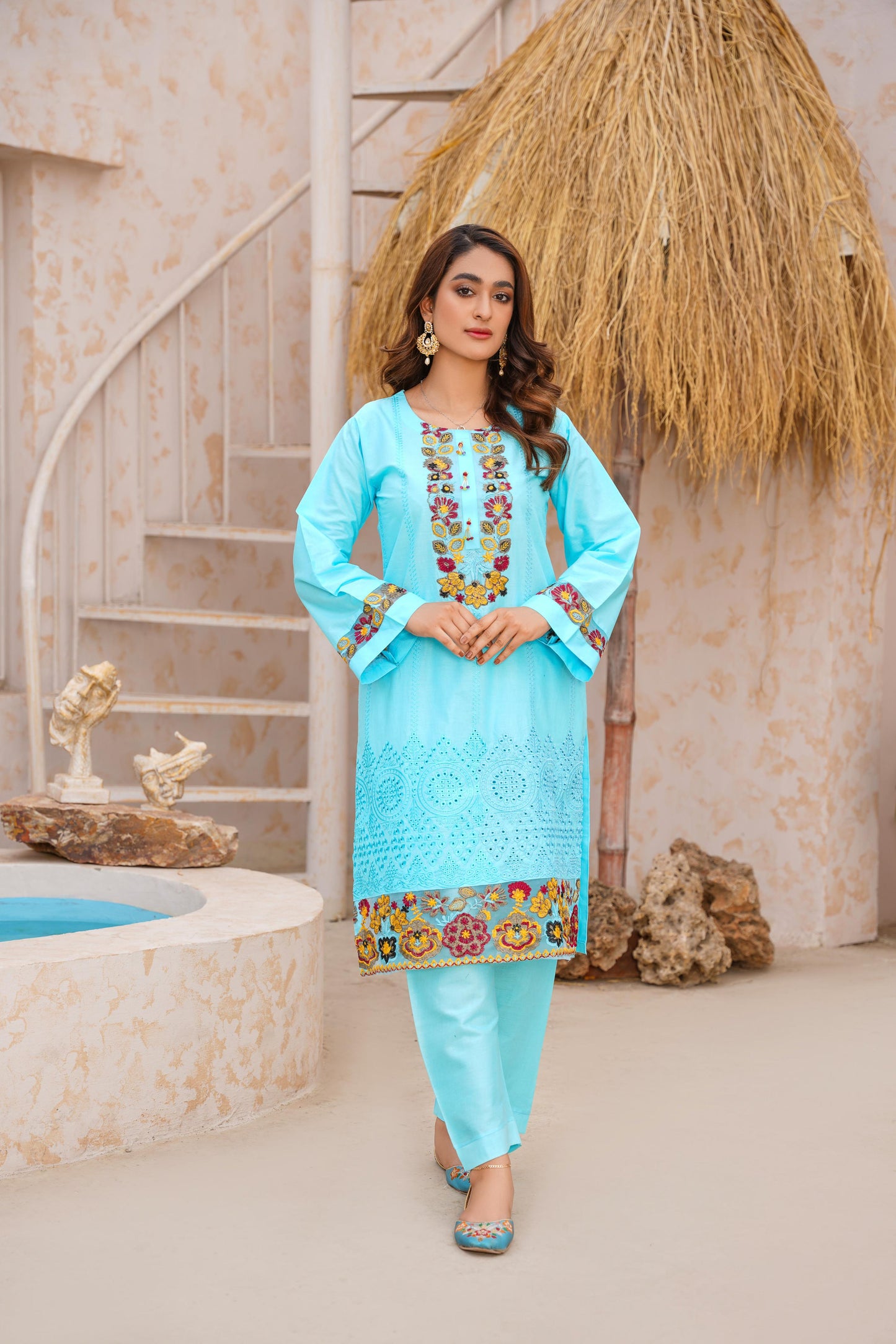 2-Piece Stitched Dress Premium Quality