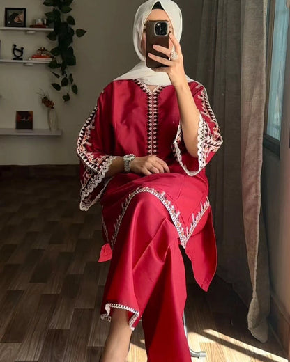 2-PIECE Stitched Multi Colour Embroidered Dress Premium Quality