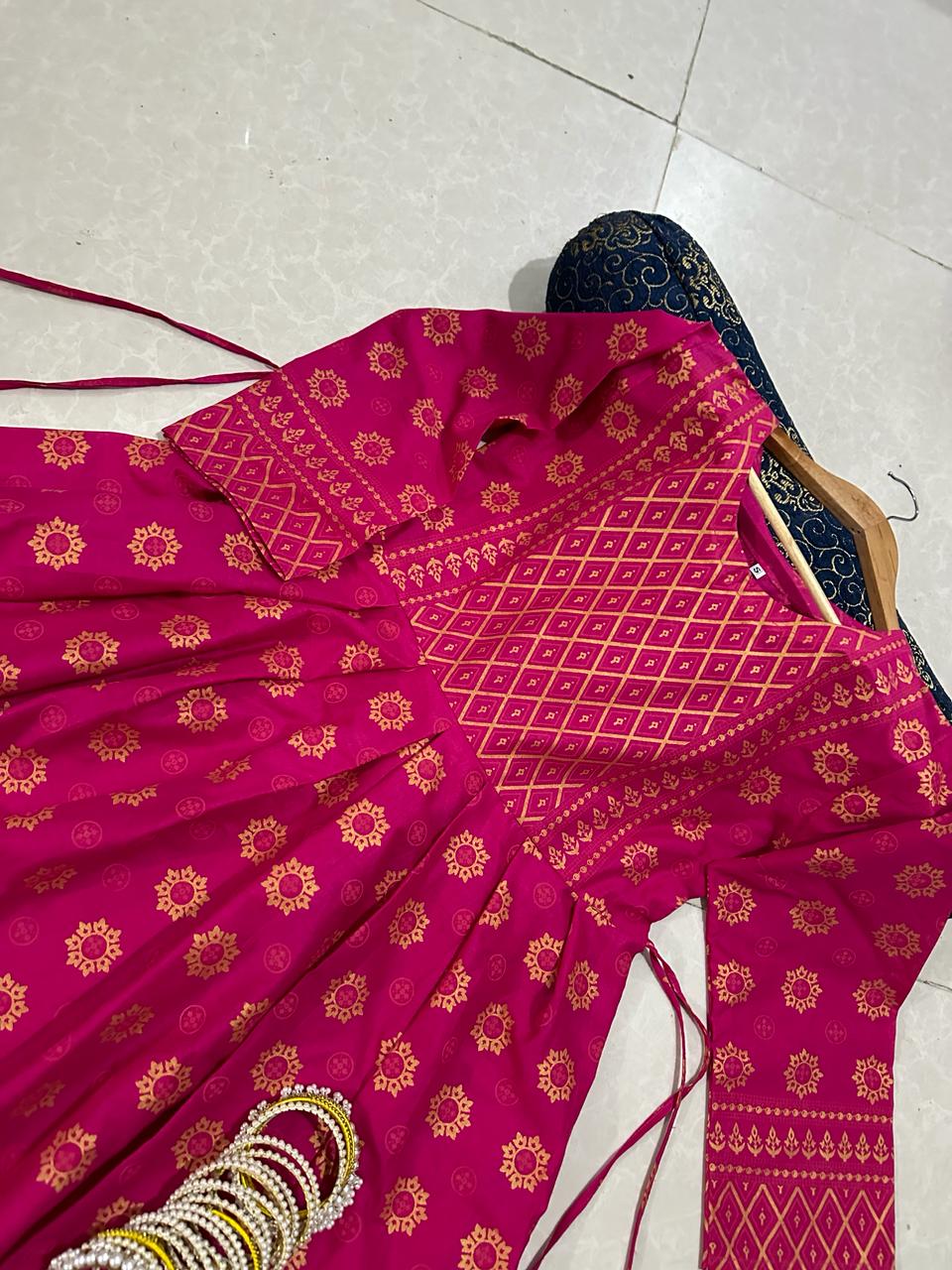 2-Piece Stitched Fancy Maxi Dress Premium Quality