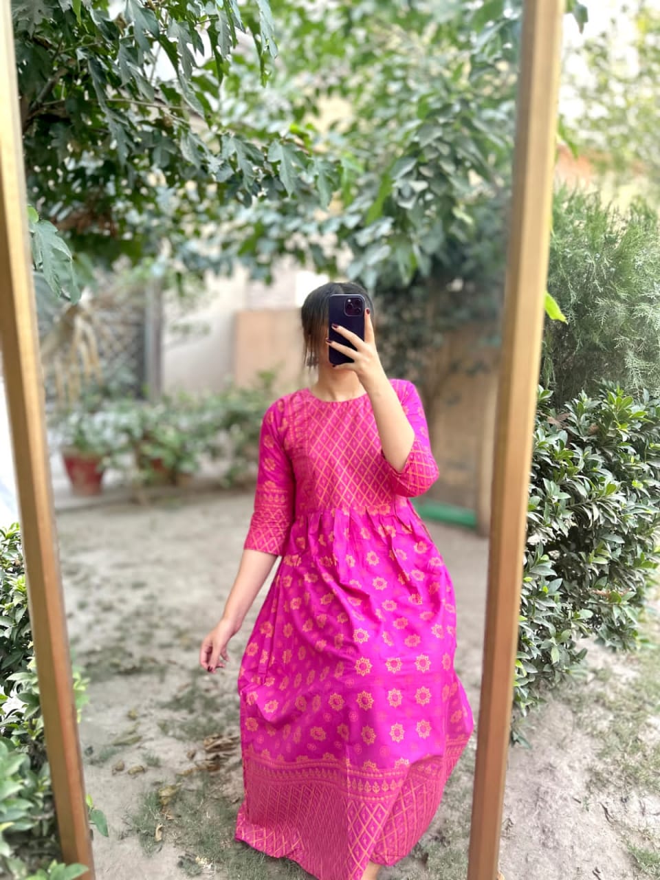 2-Piece Stitched Fancy Maxi Dress Premium Quality