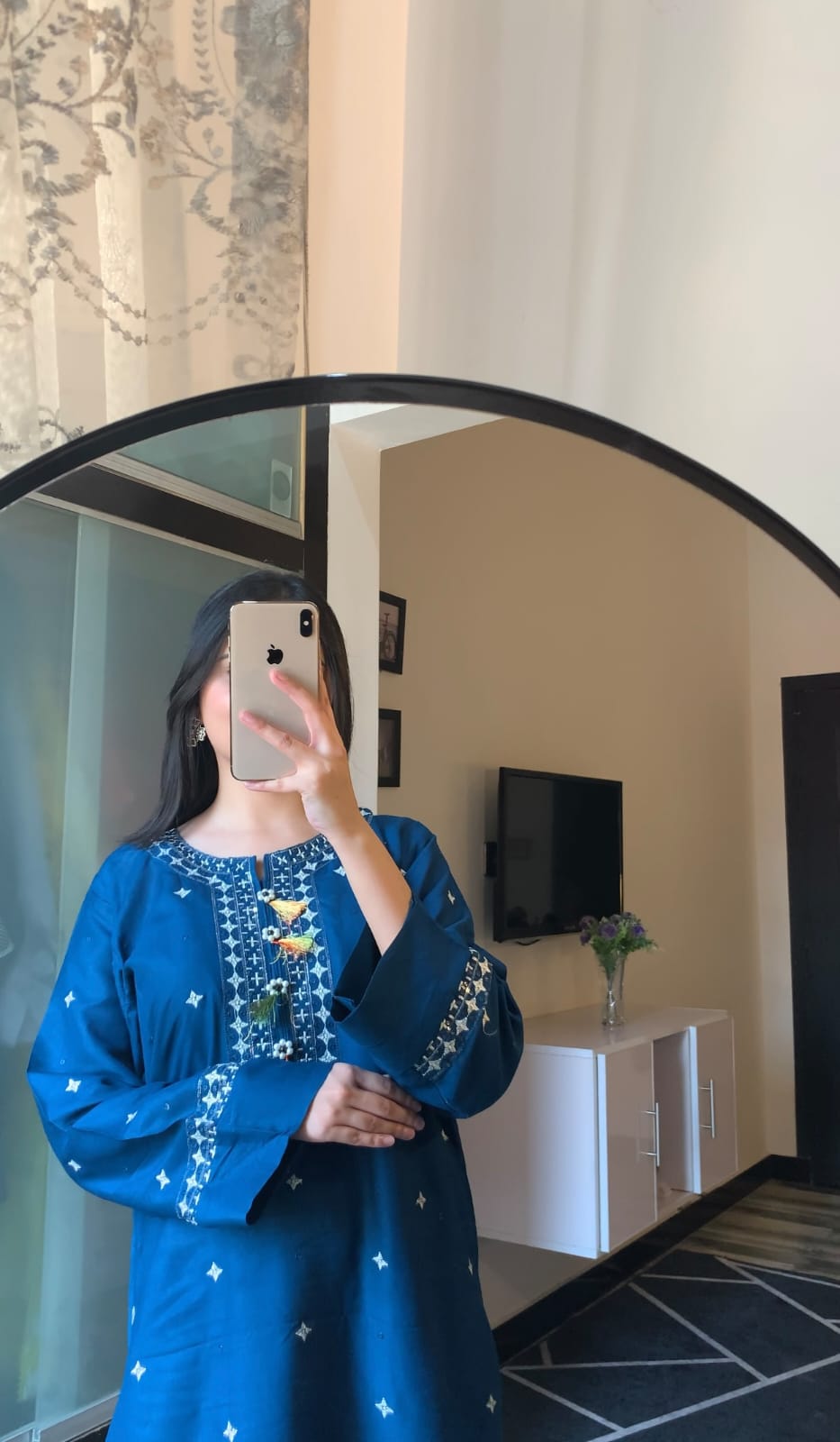 2-Piece Stitched Embroidered Dress Premium Quality