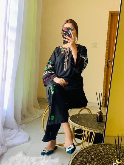 Zar-e-Hina 2-Piece Stitched Embroidered Dress Premium Quality