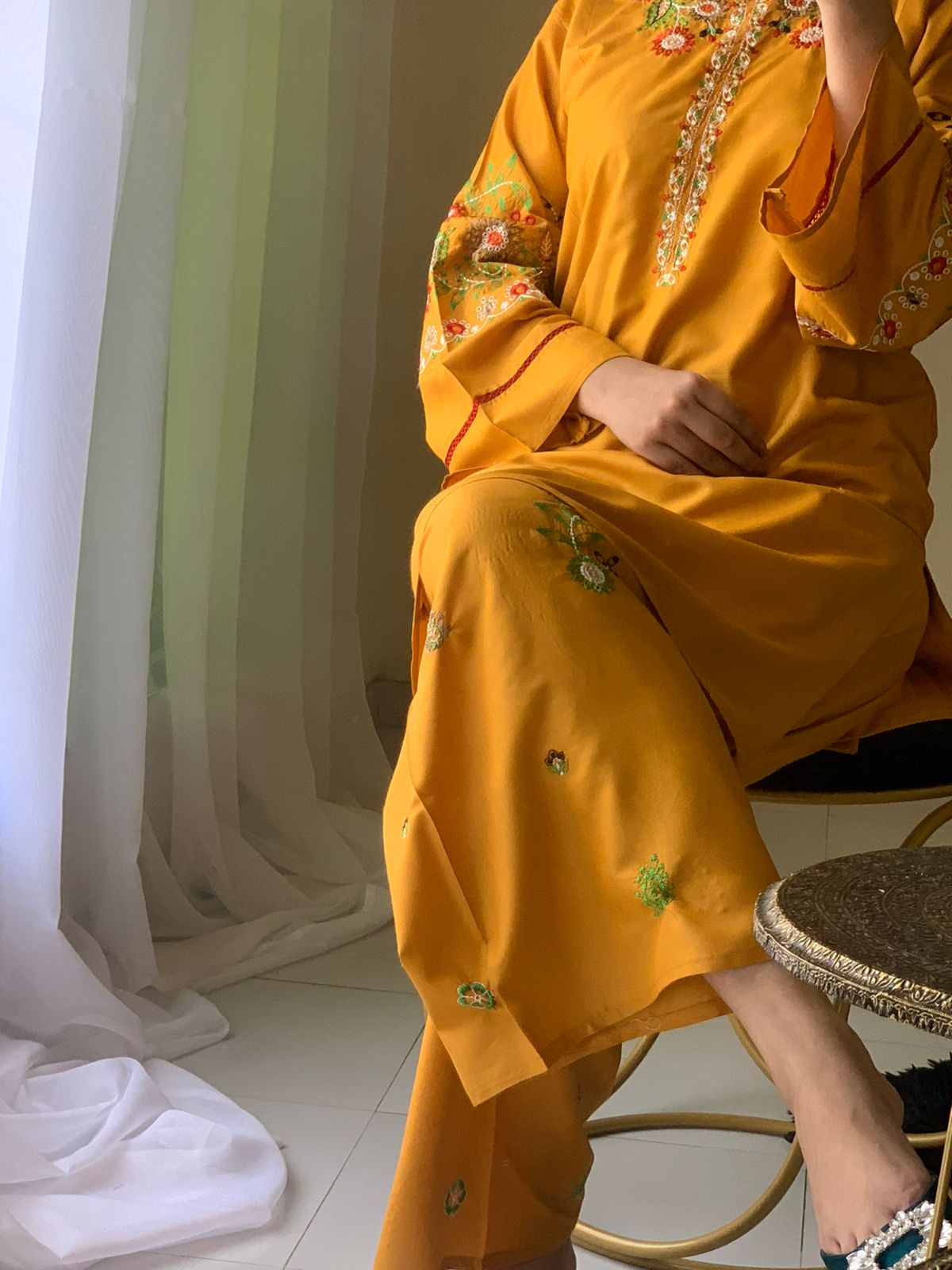Zar-e-Hina 2-Piece Stitched Embroidered Dress Premium Quality