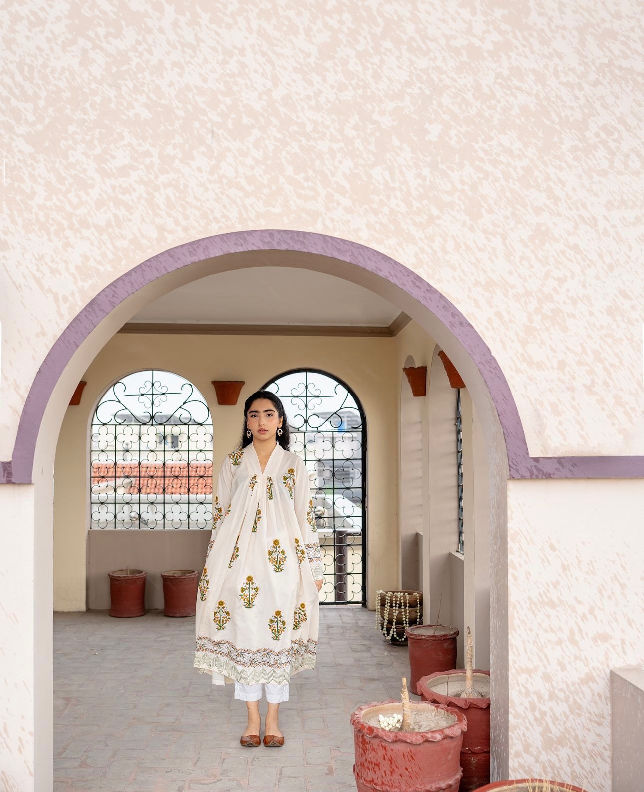 3-Piece Stitched Maxi Dress Premium Quality