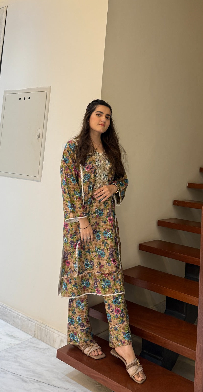 DHANAK 2-Piece Stitched Dress Premium Quality