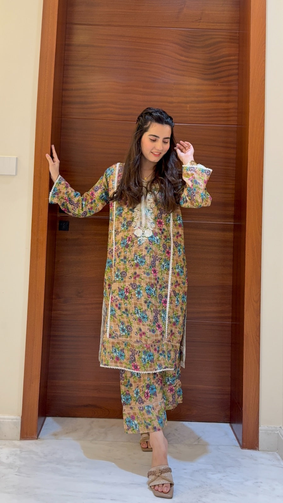 DHANAK 2-Piece Stitched Dress Premium Quality