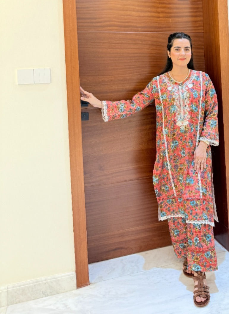 DHANAK 2-Piece Stitched Dress Premium Quality