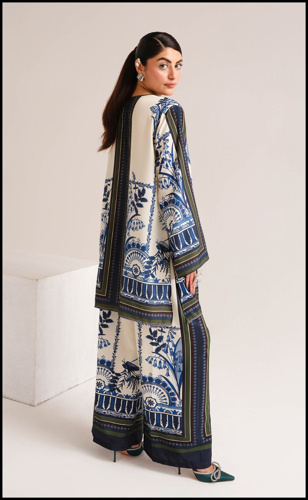 Premium China Grip 2-Piece Stitched Dress