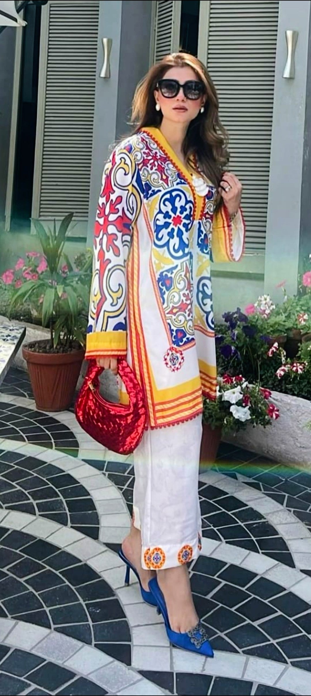 Silk 2-Piece Stitched Dress Premium Quality