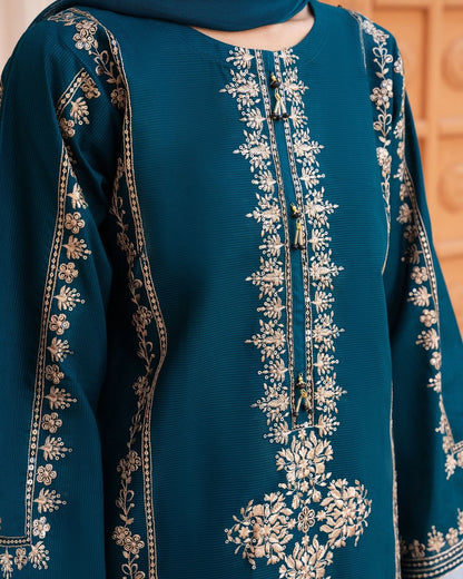 2-Piece Stitched Sequence Embroidered Dress Premium Quality SHOP ONLINE