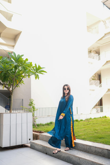 2-Piece Stitched Embroidered Dress Premium Quality
