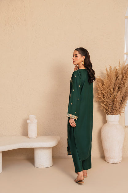 PREMIUM QUALITY 2-PIECE STICHED EMBROIDERED DRESS