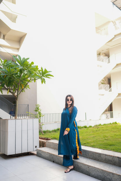 2-Piece Stitched Embroidered Dress Premium Quality